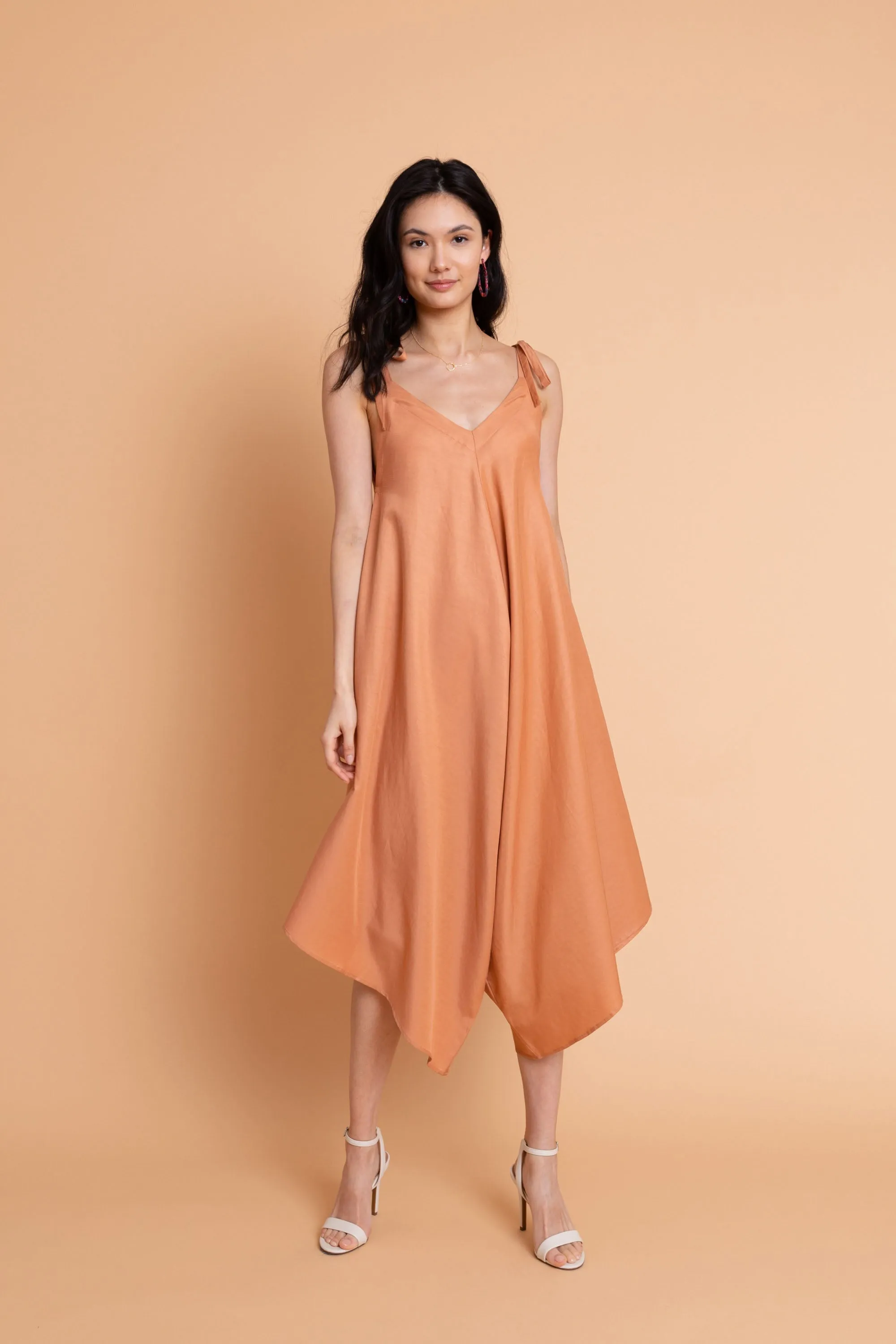 Ninetta Jumpsuit in Terra Cotta