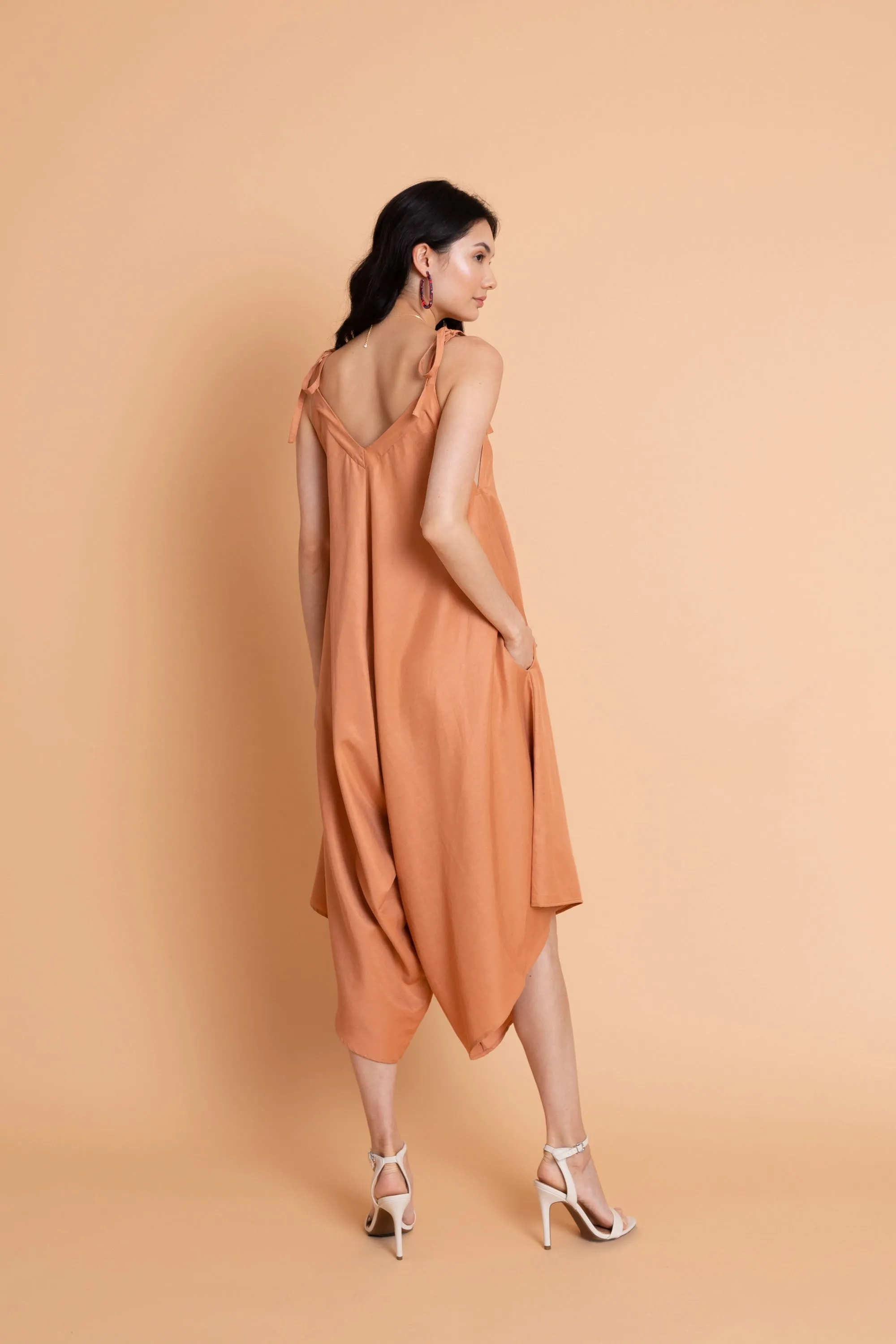 Ninetta Jumpsuit in Terra Cotta