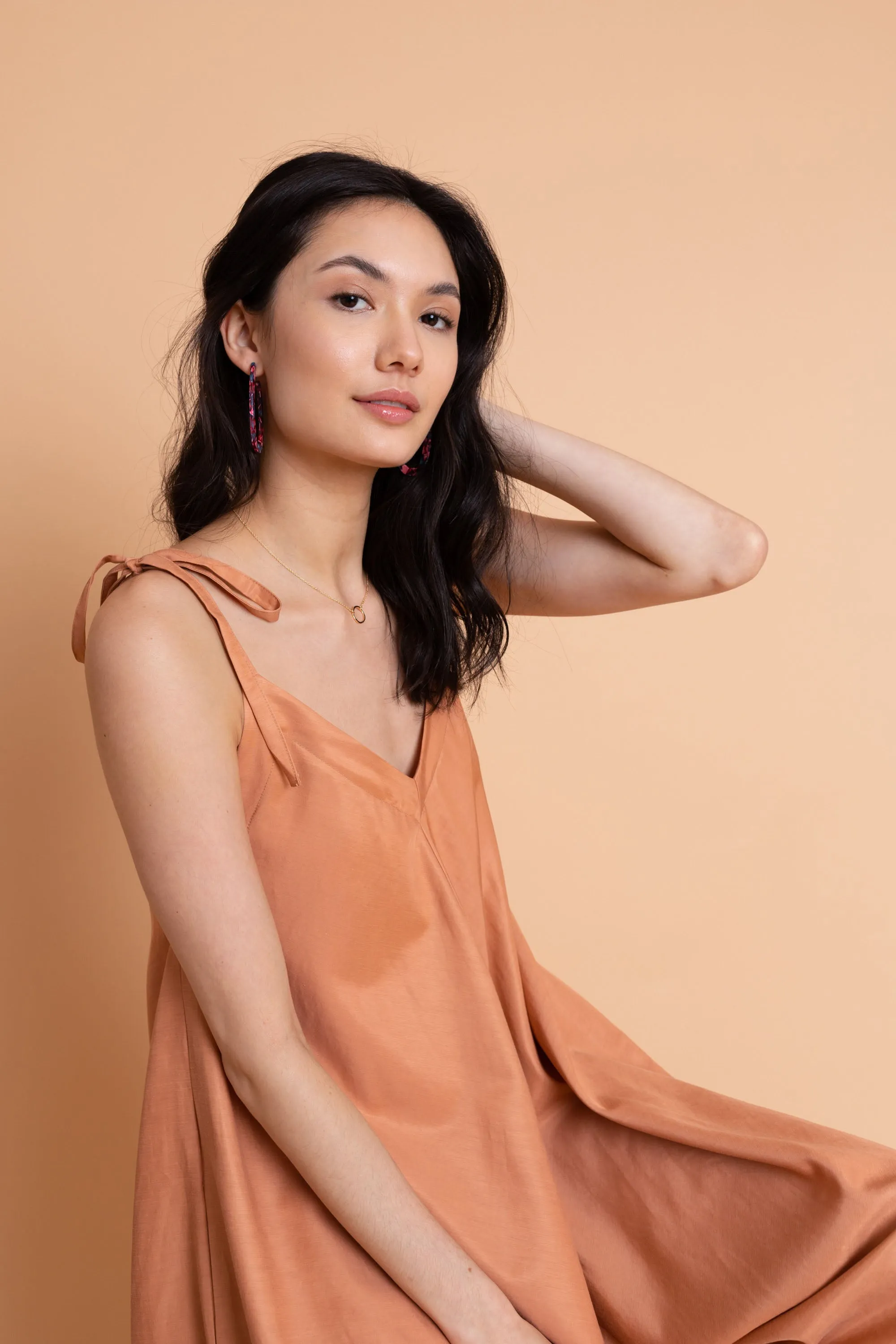 Ninetta Jumpsuit in Terra Cotta