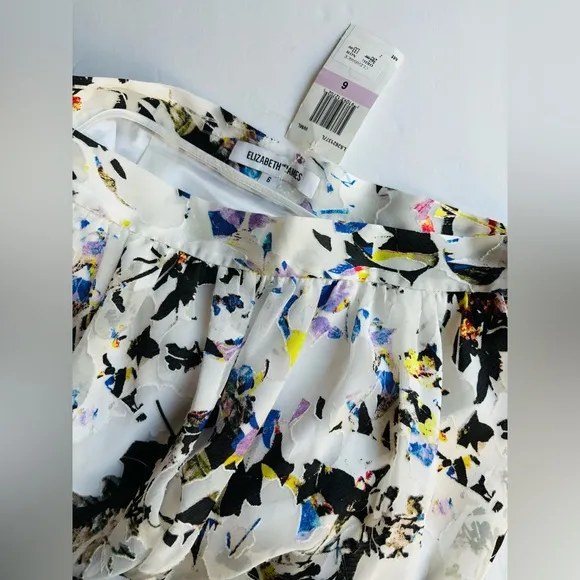 NWT Elizabeth and James Risley Skirt, floral, sz‎ 6