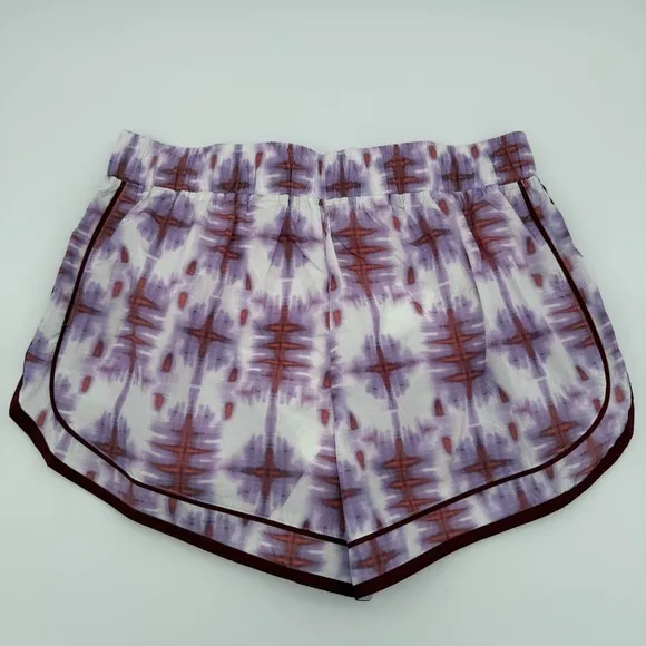 NWT New Free People FP Movement Women's Varsity Blues Printed Shorts Large L