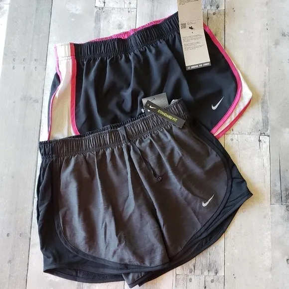 NWT - Nike (set of 2) Women's Tempo Running Brief-Lined Running Shorts - Size S