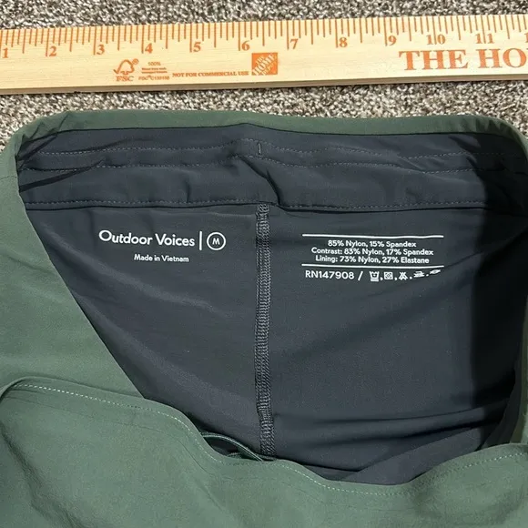 NWT Outdoor Voices The Exercise 3” Skort Evergreen Medium