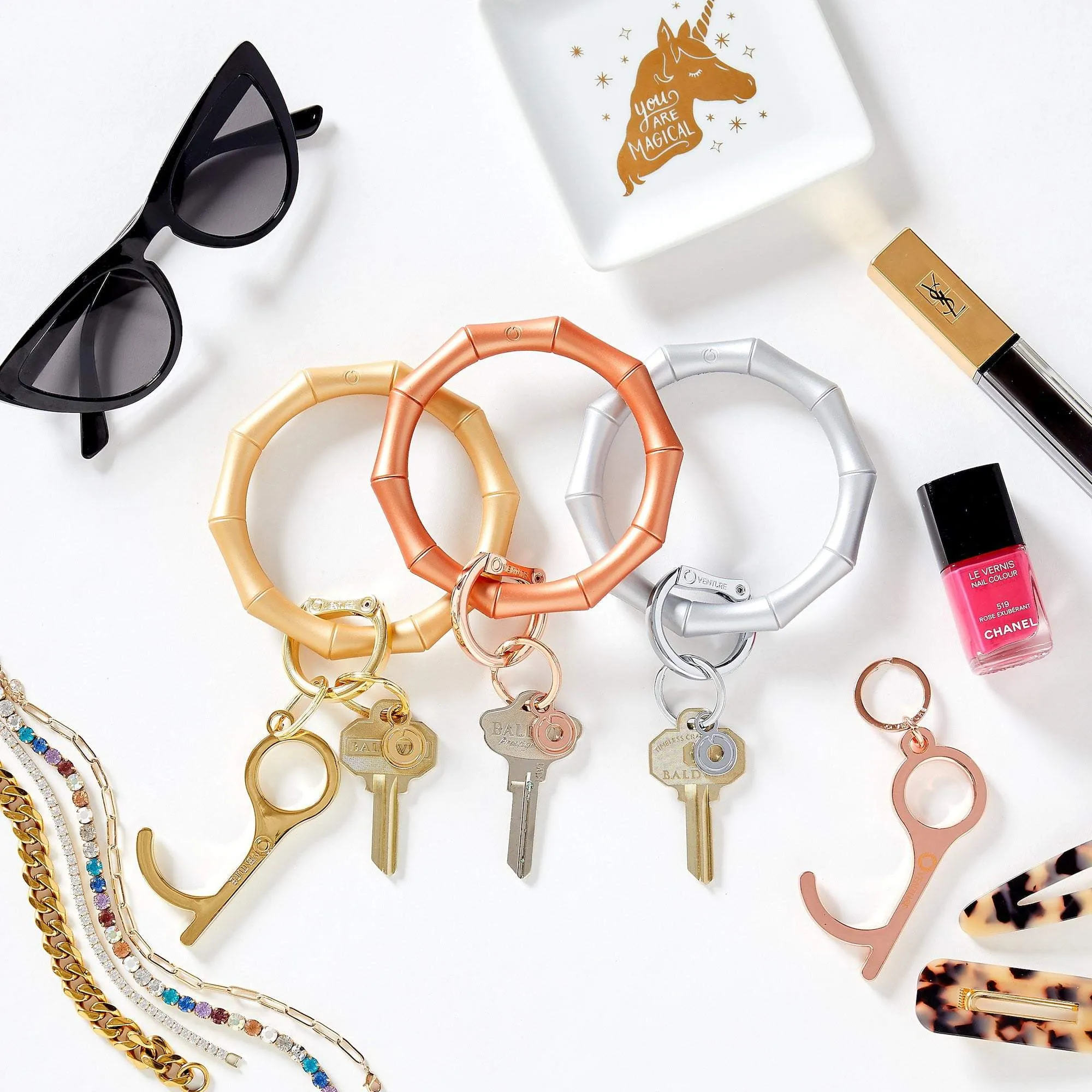 O Venture Bamboo Collection - Silicone Big O® Key Ring