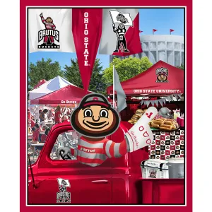OHIO STATE UNIVERSITY-Tailgate Panel-100% Cotton-OHS1157