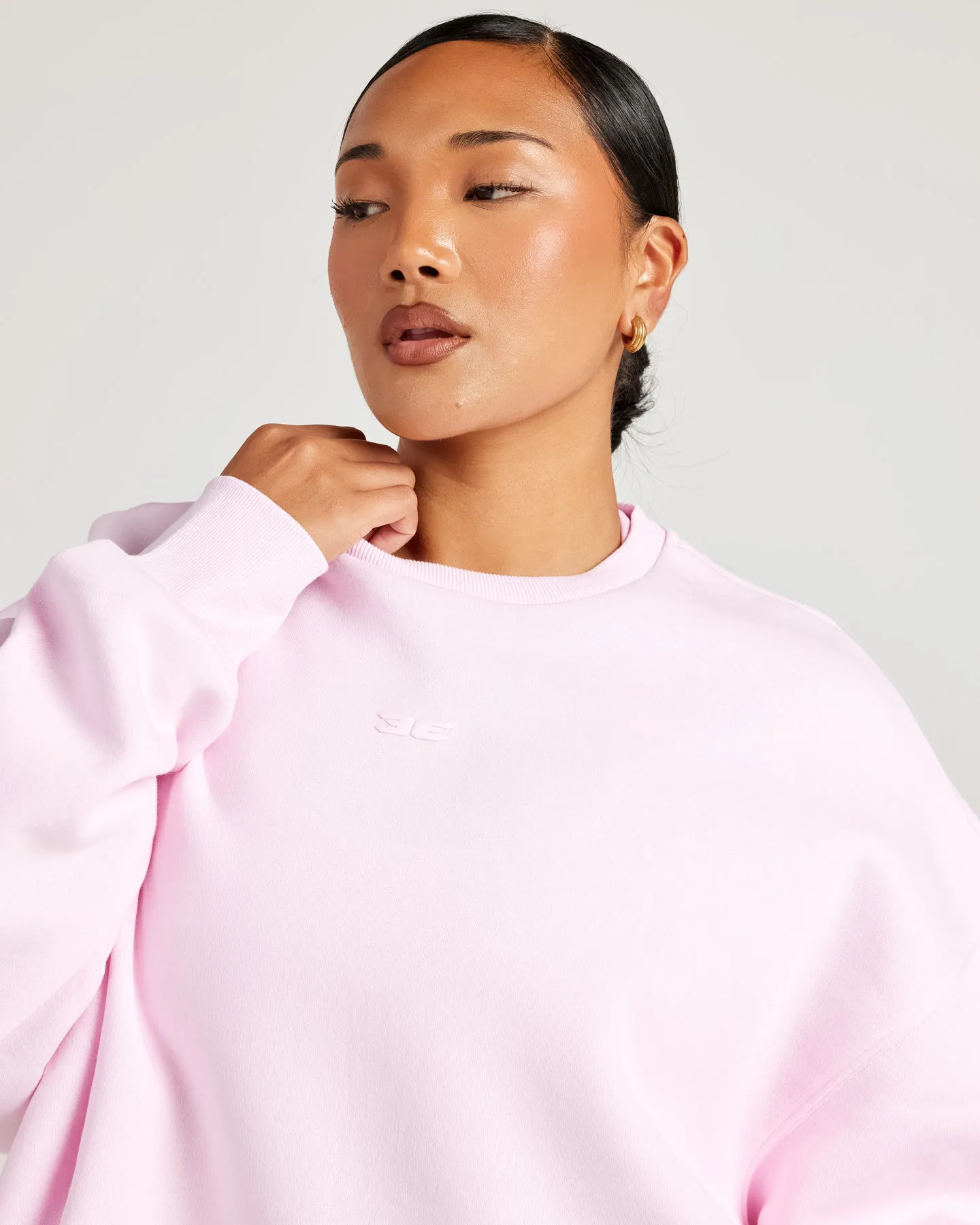 Omni Relaxed Crewneck - Pink
