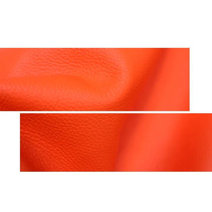 Orange Neon Floater  leather PRE CUT Pieces | 12"x12", 12"x18", 12"x24" Precuts Sheets