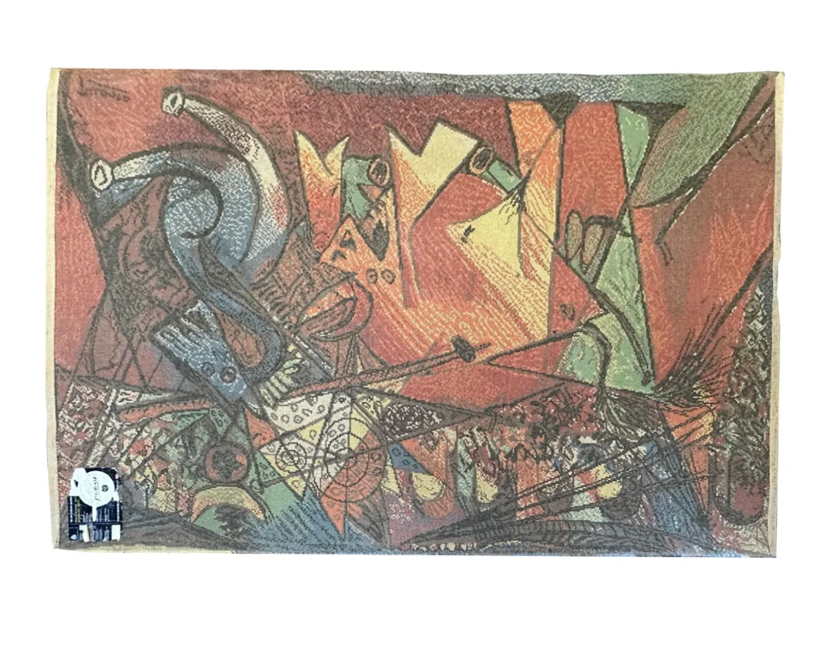 Pablo Picasso "Running of the Bulls" 1994 Ege Axminster Wool Rug