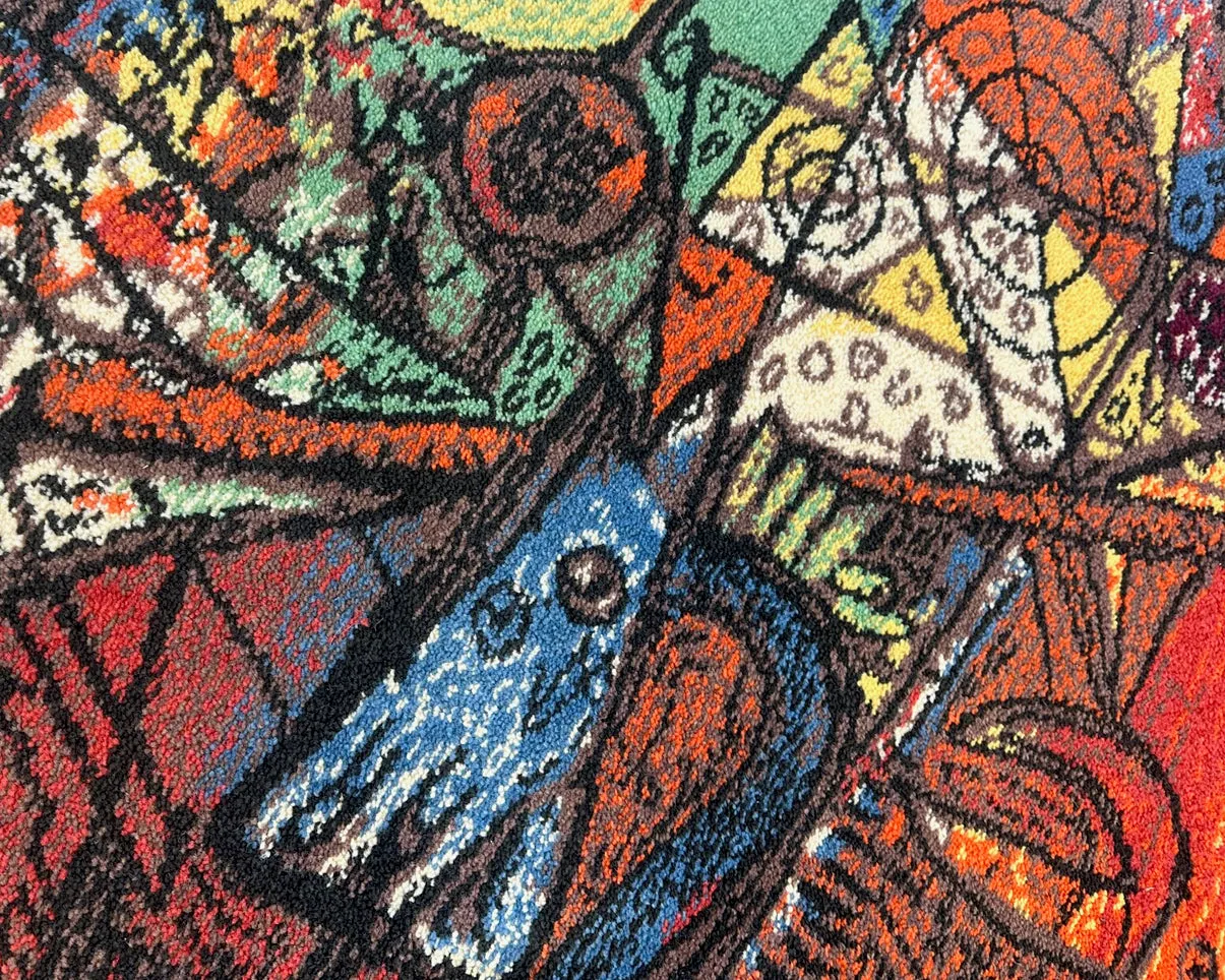 Pablo Picasso "Running of the Bulls" 1994 Ege Axminster Wool Rug