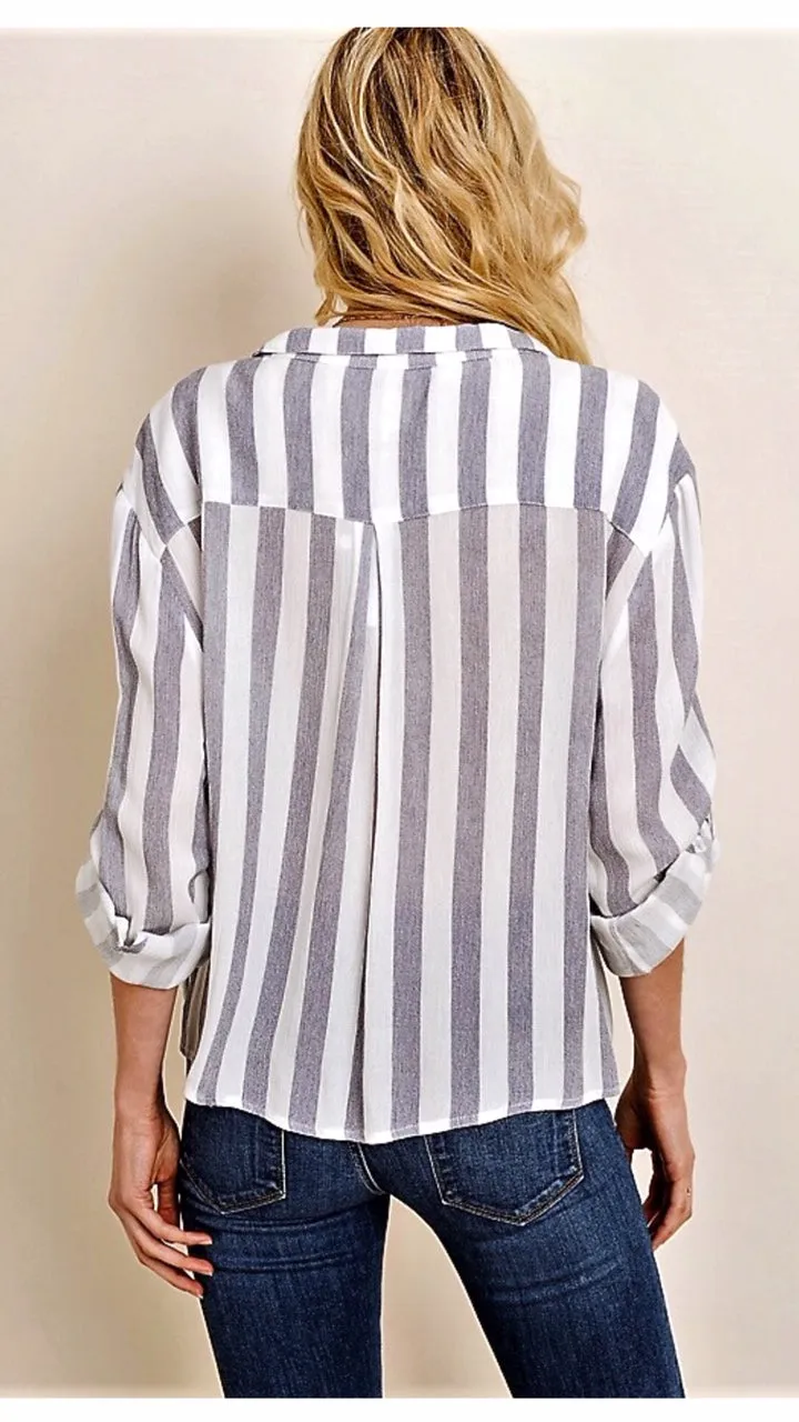 Pacific Heights Striped Blouse