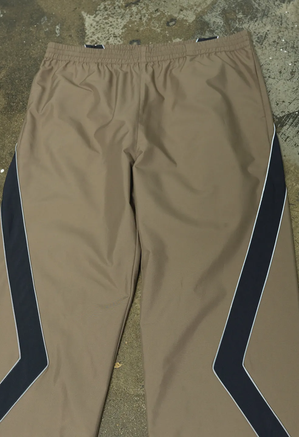 Paneled Nylon Pant / Taupe x Navy