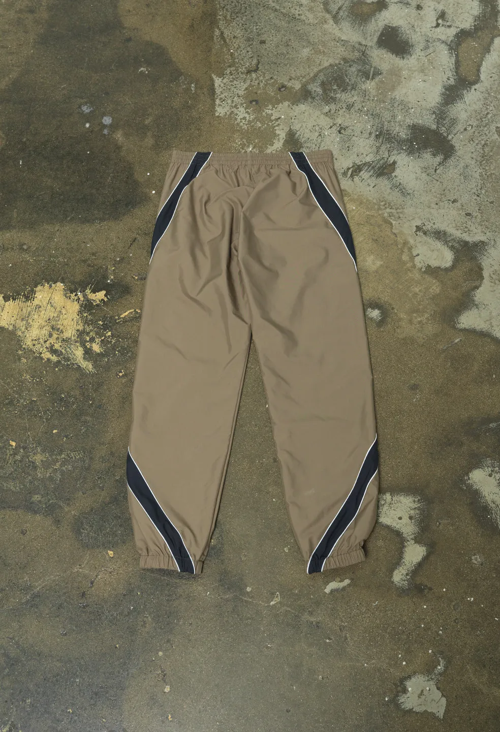 Paneled Nylon Pant / Taupe x Navy