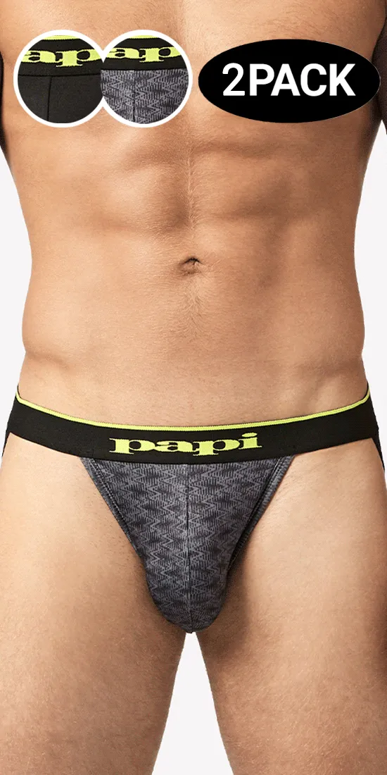 Papi Umpa049 Microflex Jockstrap Charcoal-graphic