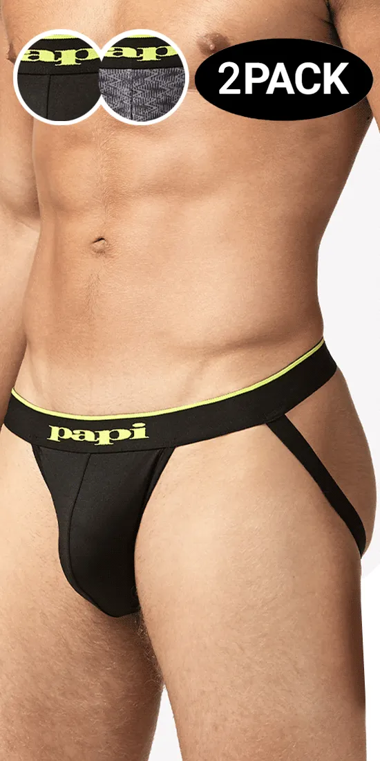 Papi Umpa049 Microflex Jockstrap Charcoal-graphic