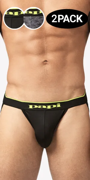Papi Umpa049 Microflex Jockstrap Charcoal-graphic