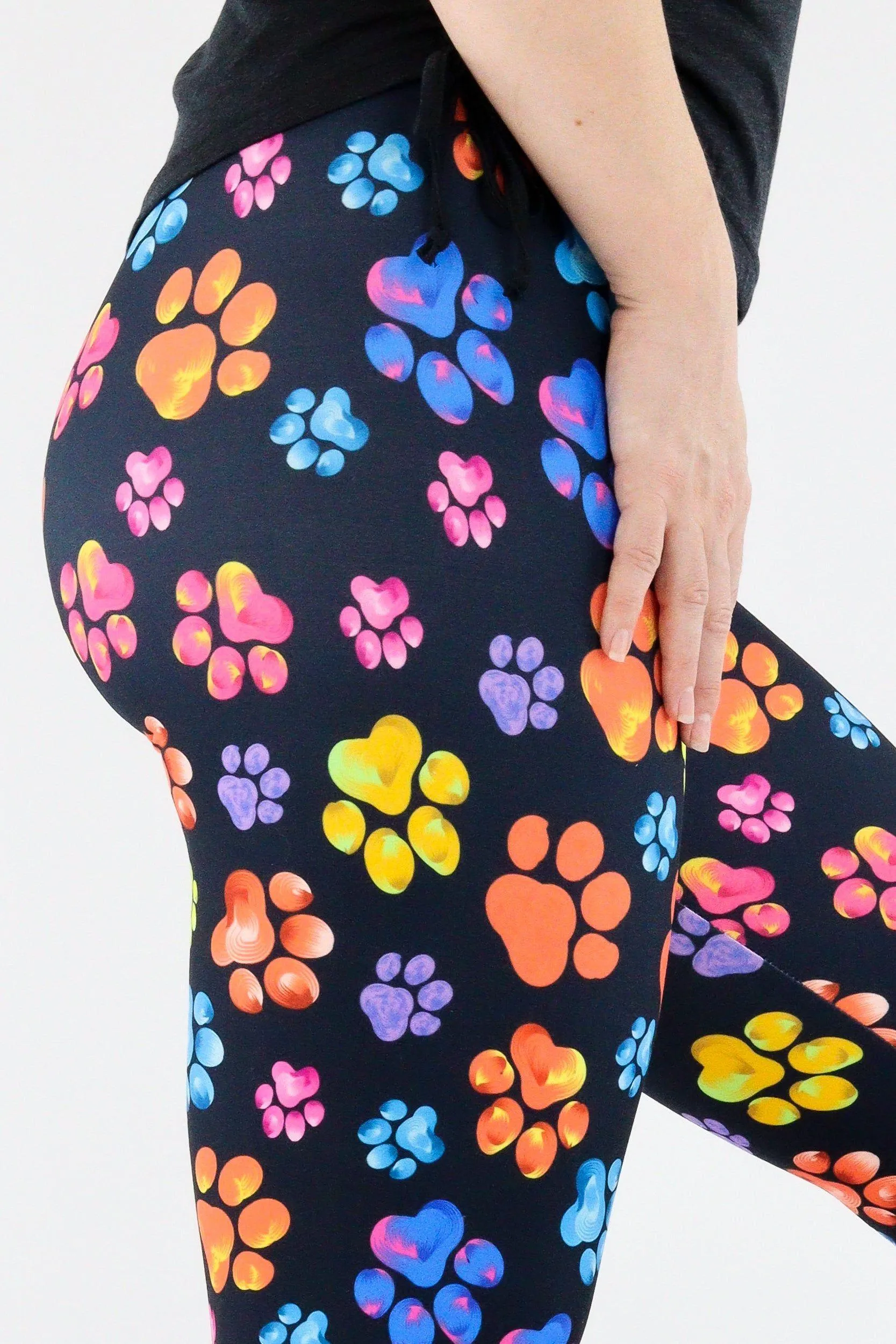 Paw Pigment - Casual Capri Leggings