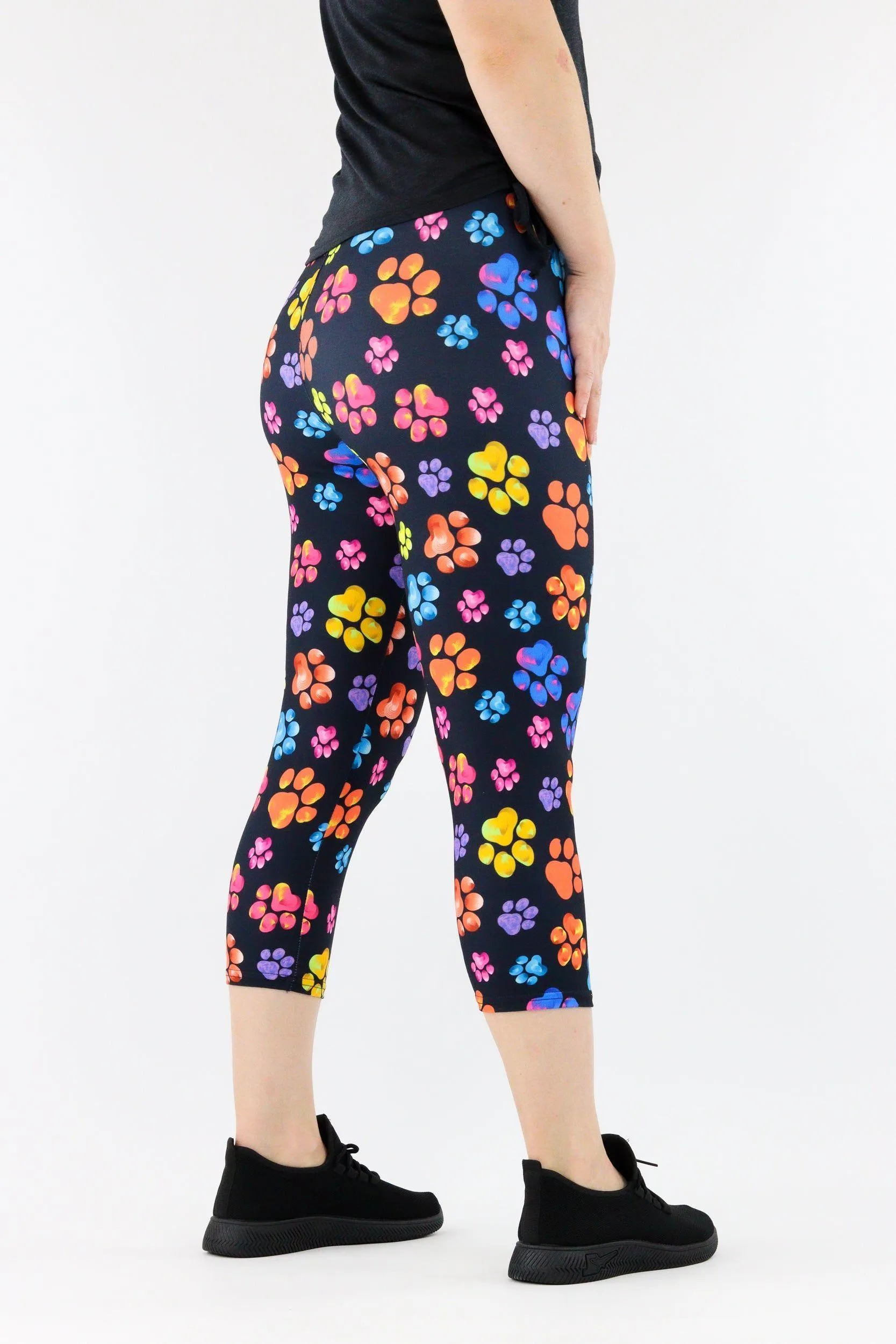 Paw Pigment - Casual Capri Leggings