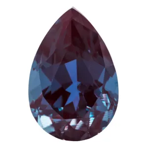 Pear Chatham Lab-Grown Alexandrite Gems