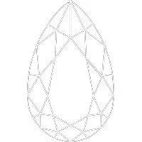 Pear SUPERNOVA Loose Moissanite Stone