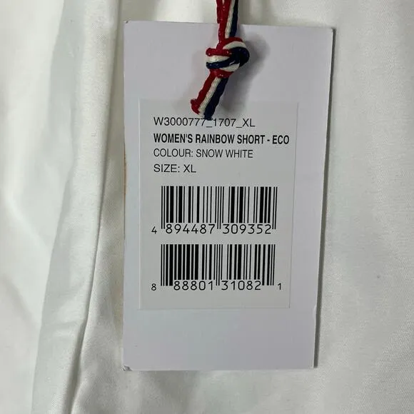 Perfect Moment Rainbow Shell Short NWT XL Liner White Red Blue Tennis Pickleball
