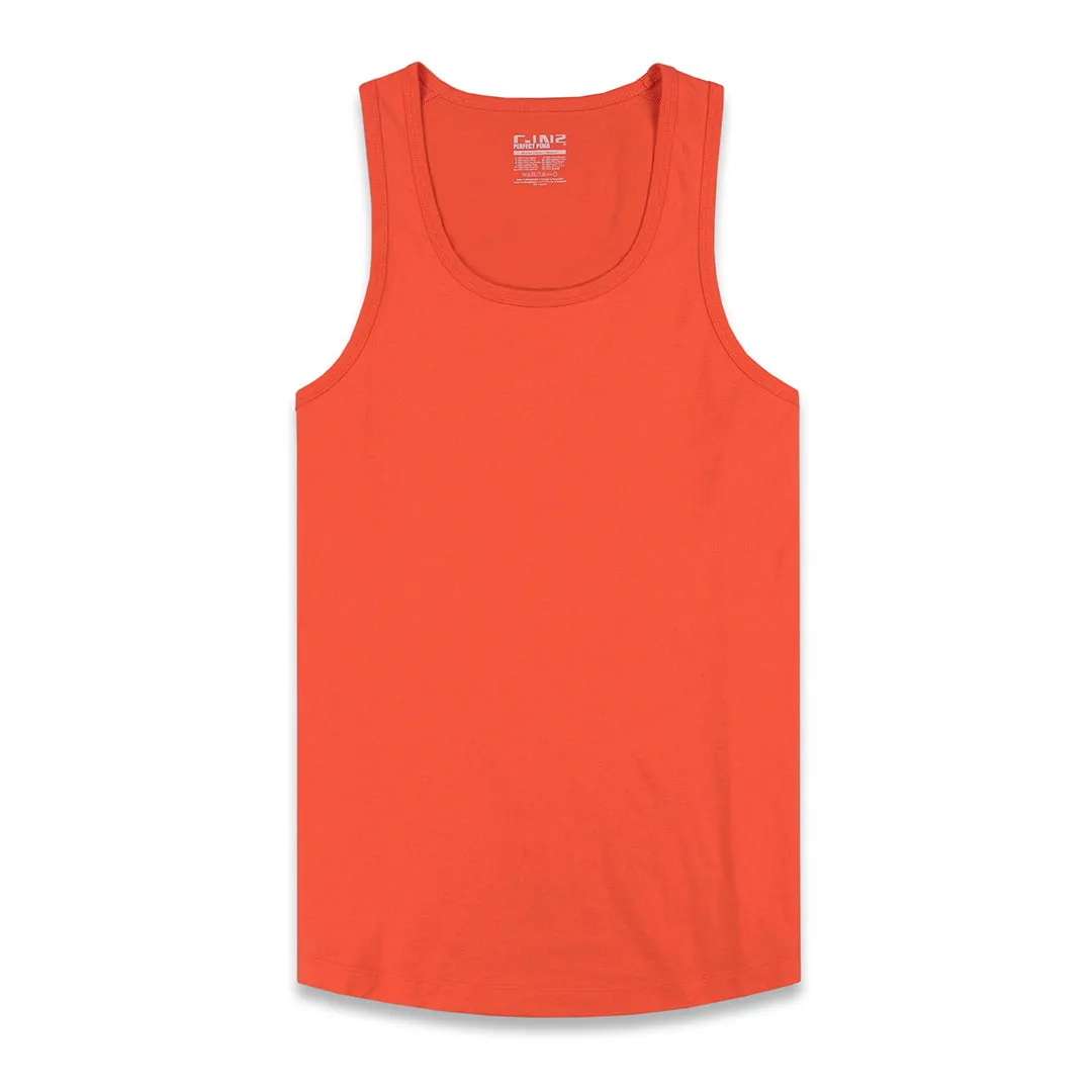 Perfect Pima Relaxed Tank Rylee Red