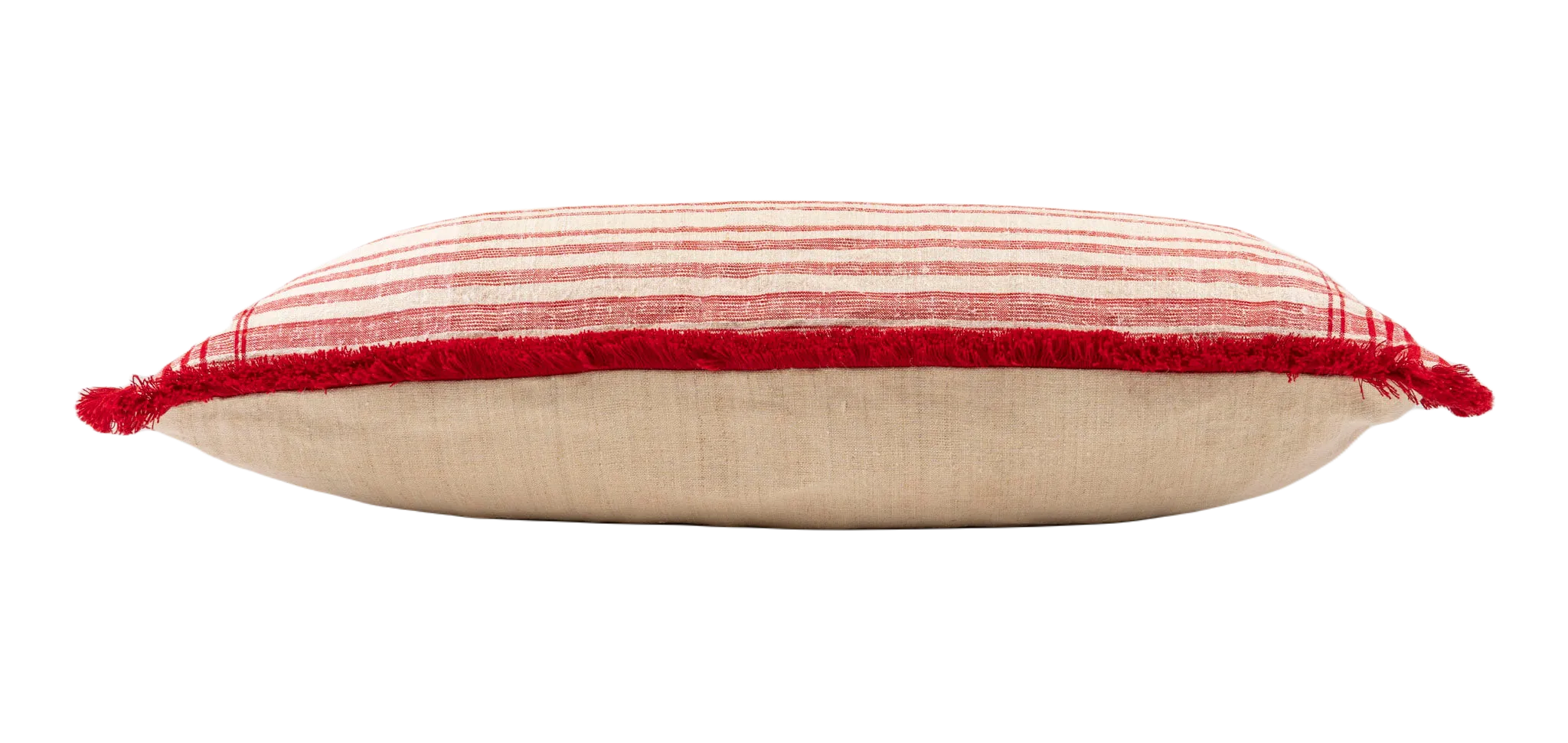 Pillow: Antique handwoven decorative pillow, Hungarian hemp - P102