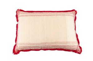 Pillow: Antique handwoven decorative pillow, Hungarian hemp - P102