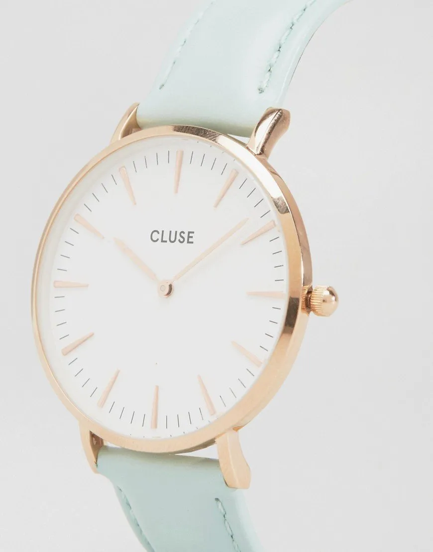 Pink Leather Watch