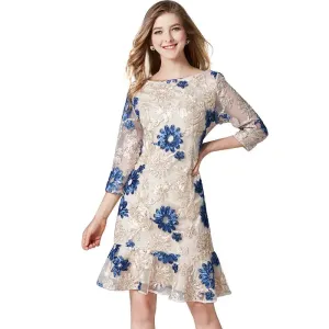 Plus Size Evening Dress - Casual Fairy Reduction Dress