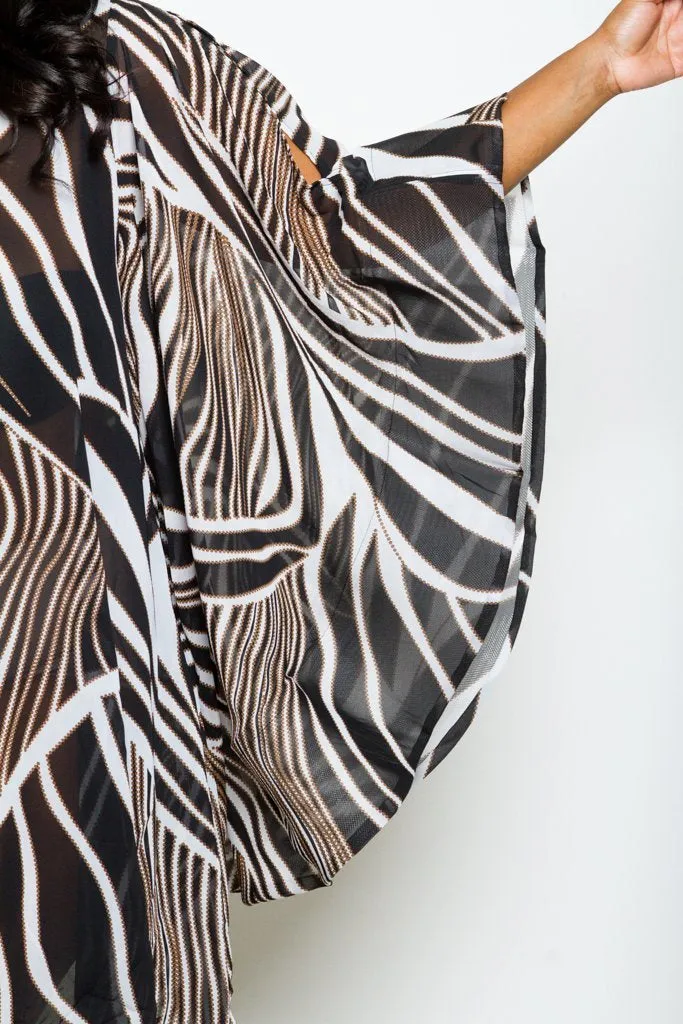 Plus Size Flowy Chiffon Perfect Tunic Dress