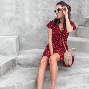 Polka Wanderlust Dress