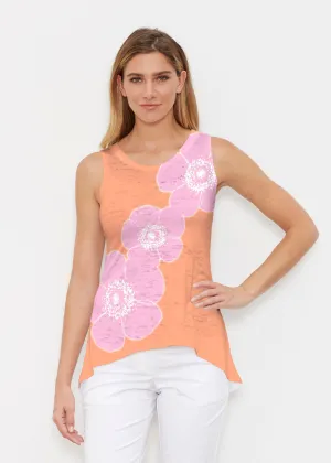 Poppy Orange-Pink (7108) ~ Signature High-low Tank