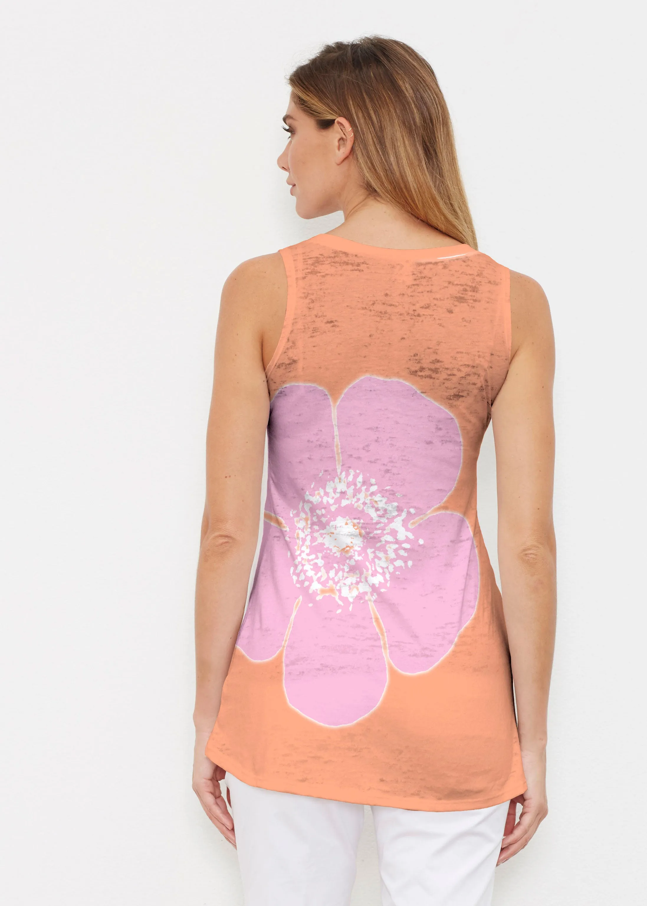 Poppy Orange-Pink (7108) ~ Signature High-low Tank