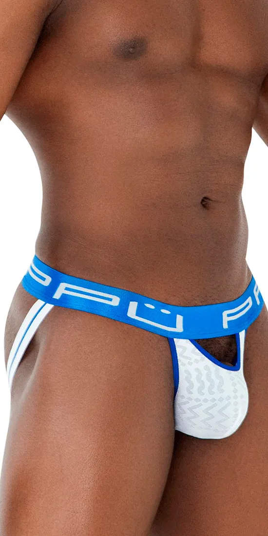 Ppu 2313 Peek-a-boo Jockstrap White