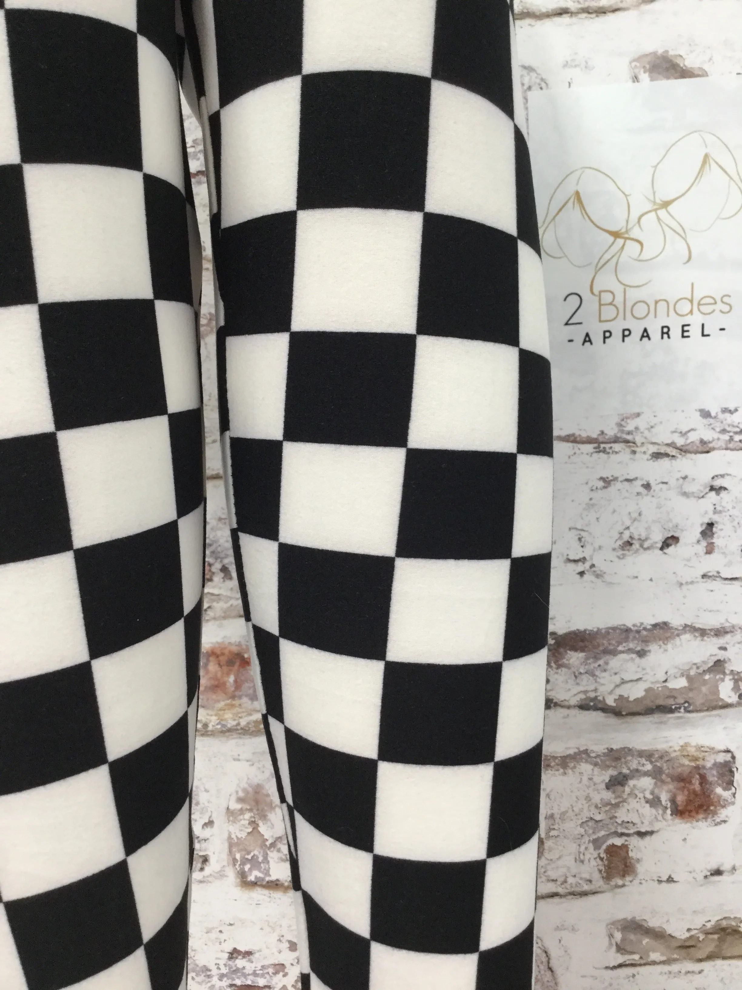 Printed Leggings "Off To The Races"