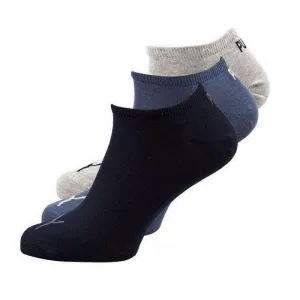 Puma Plain Sneaker Socks 3 pack Navy