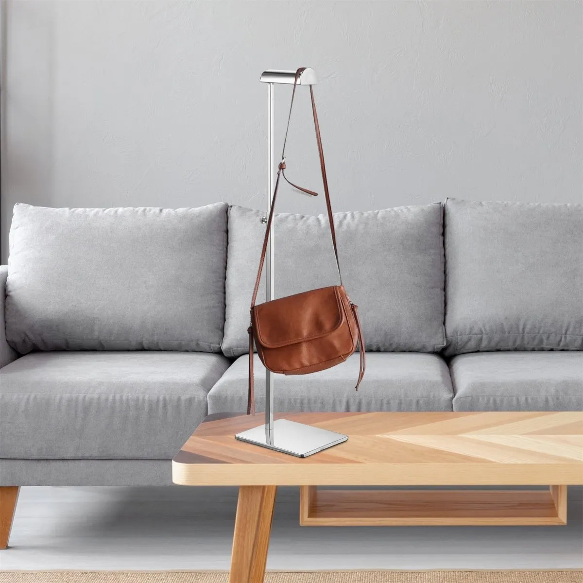 Purse Display Stands - Set of 2 Adjustable Height Purse Display Stand