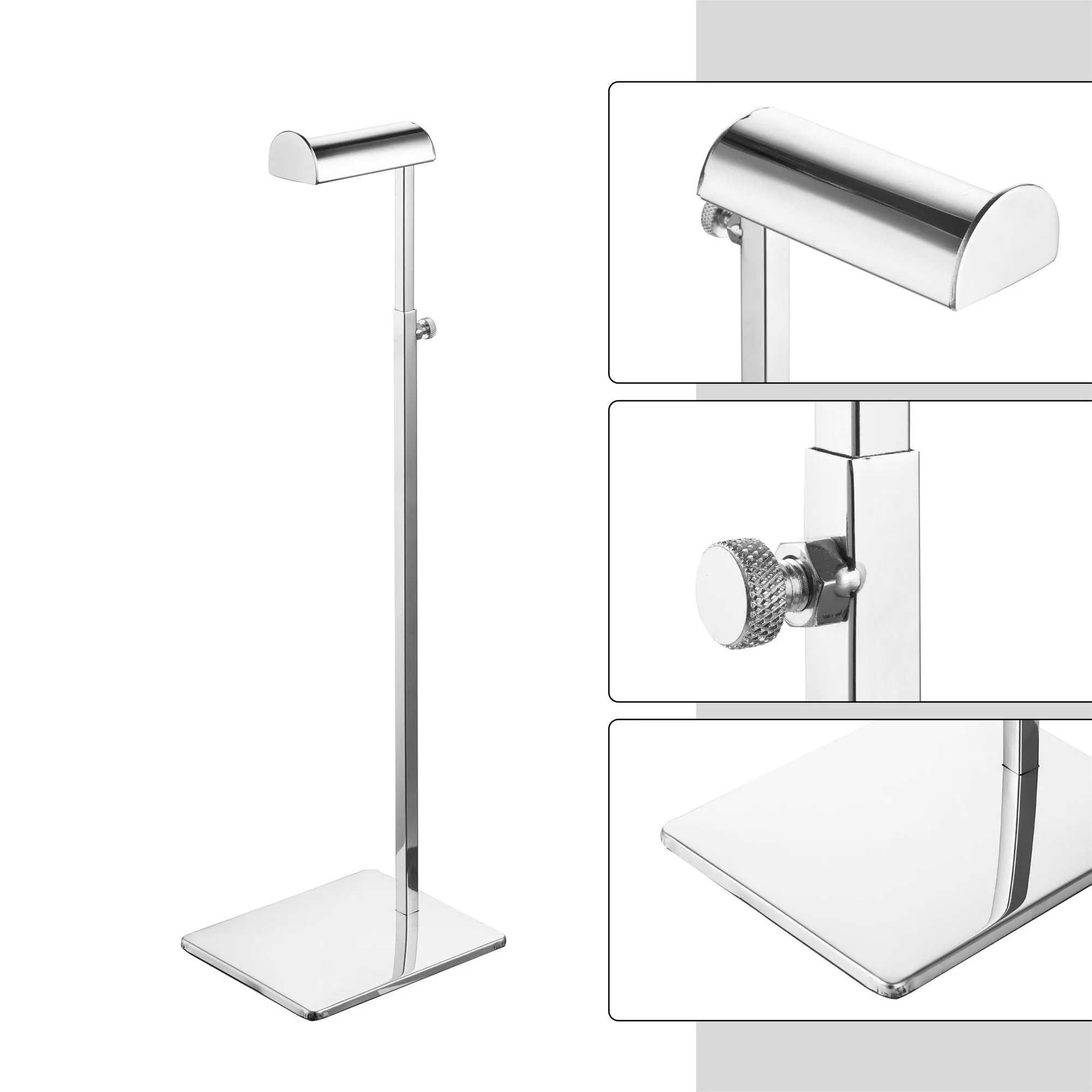 Purse Display Stands - Set of 2 Adjustable Height Purse Display Stand