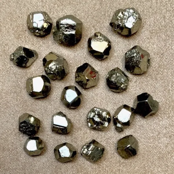 Pyrite Crystal, Set of 5