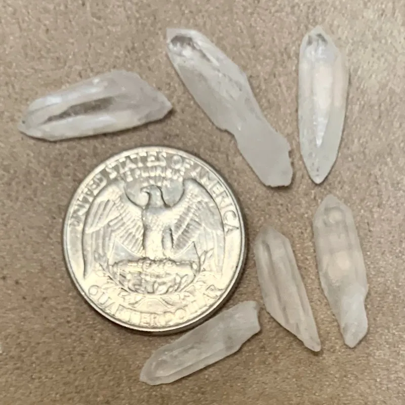 Quartz Crystals Set of 6