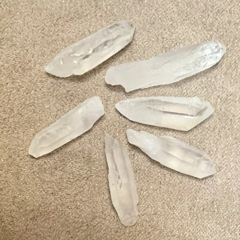 Quartz Crystals Set of 6
