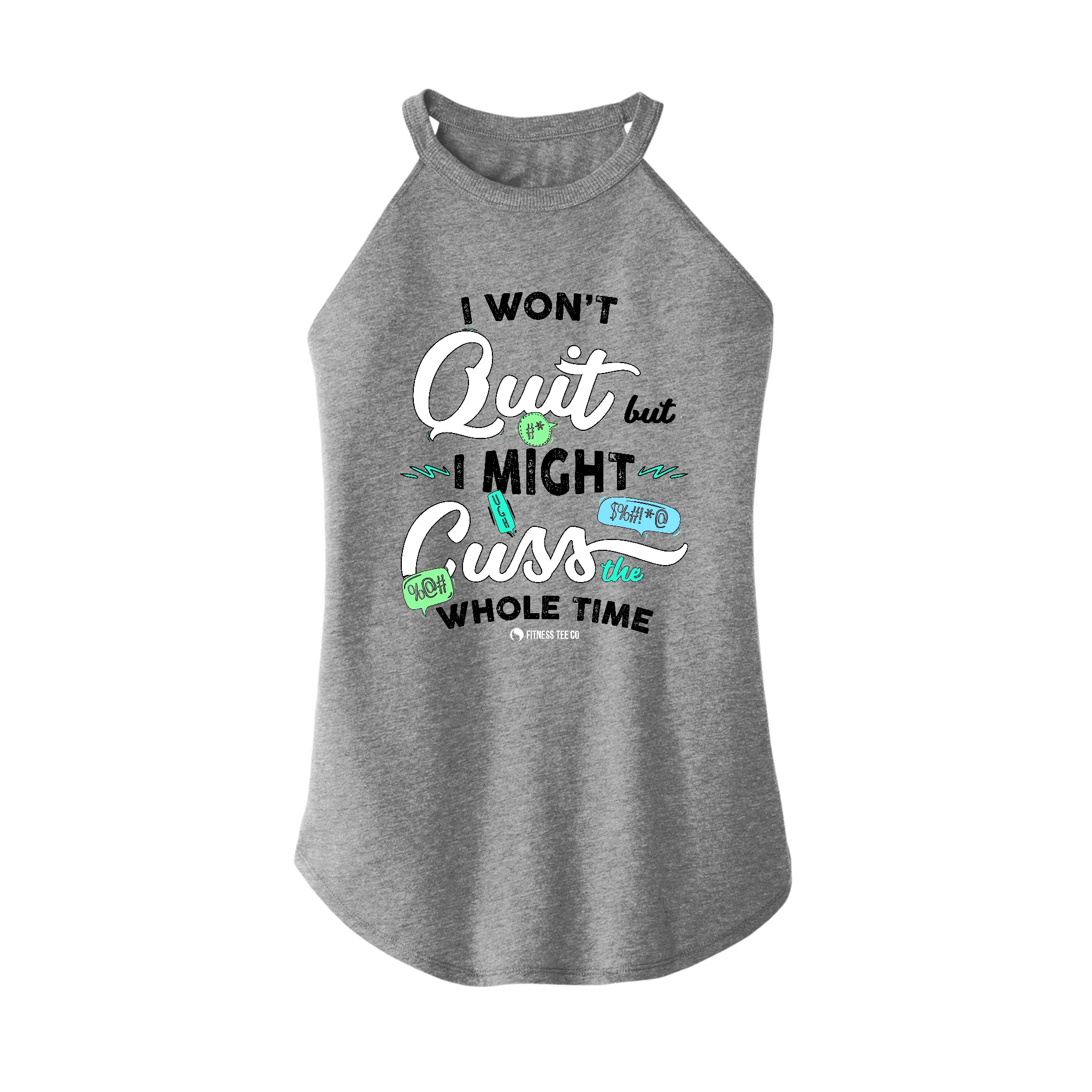 Quit Cuss! Rocker Tank Top