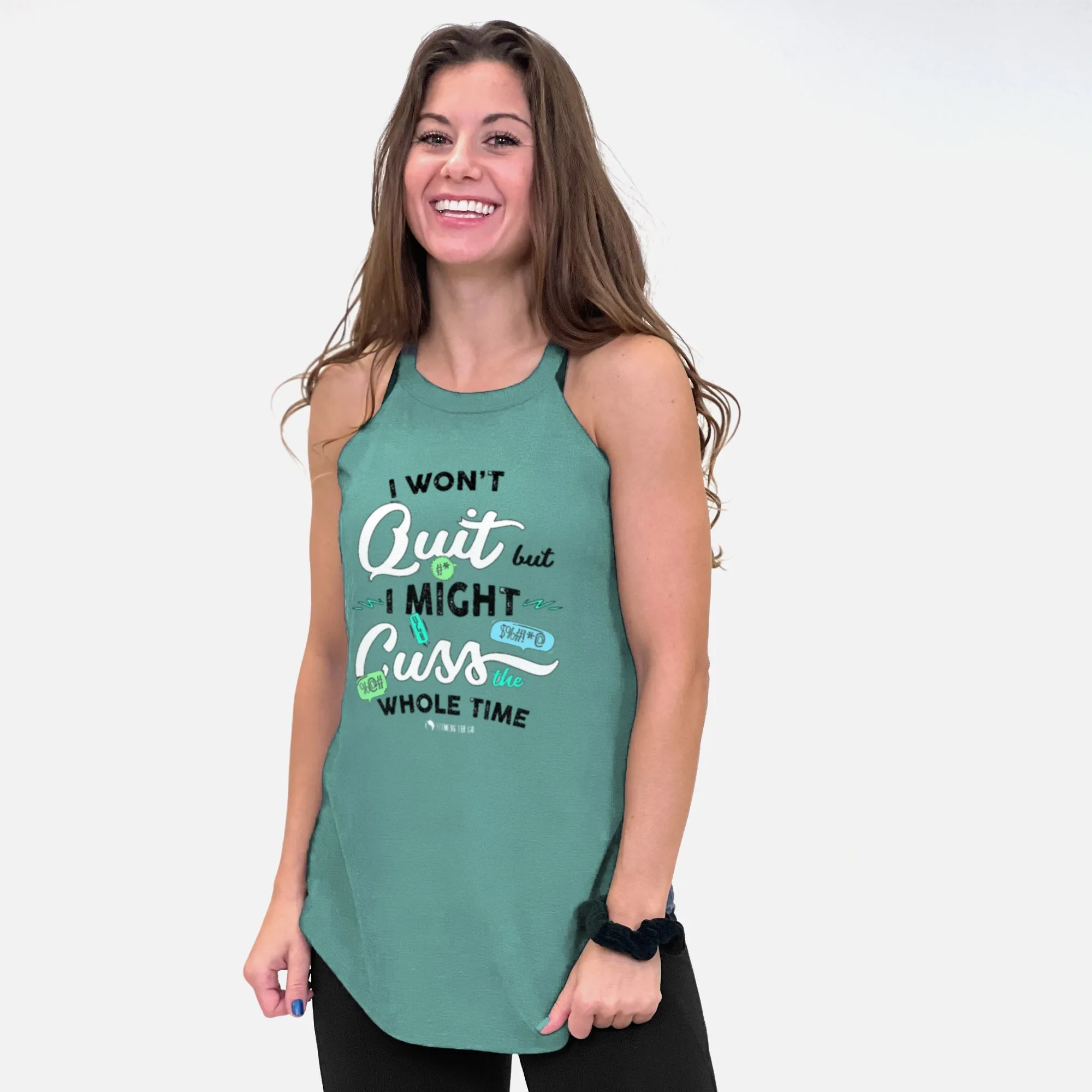 Quit Cuss! Rocker Tank Top