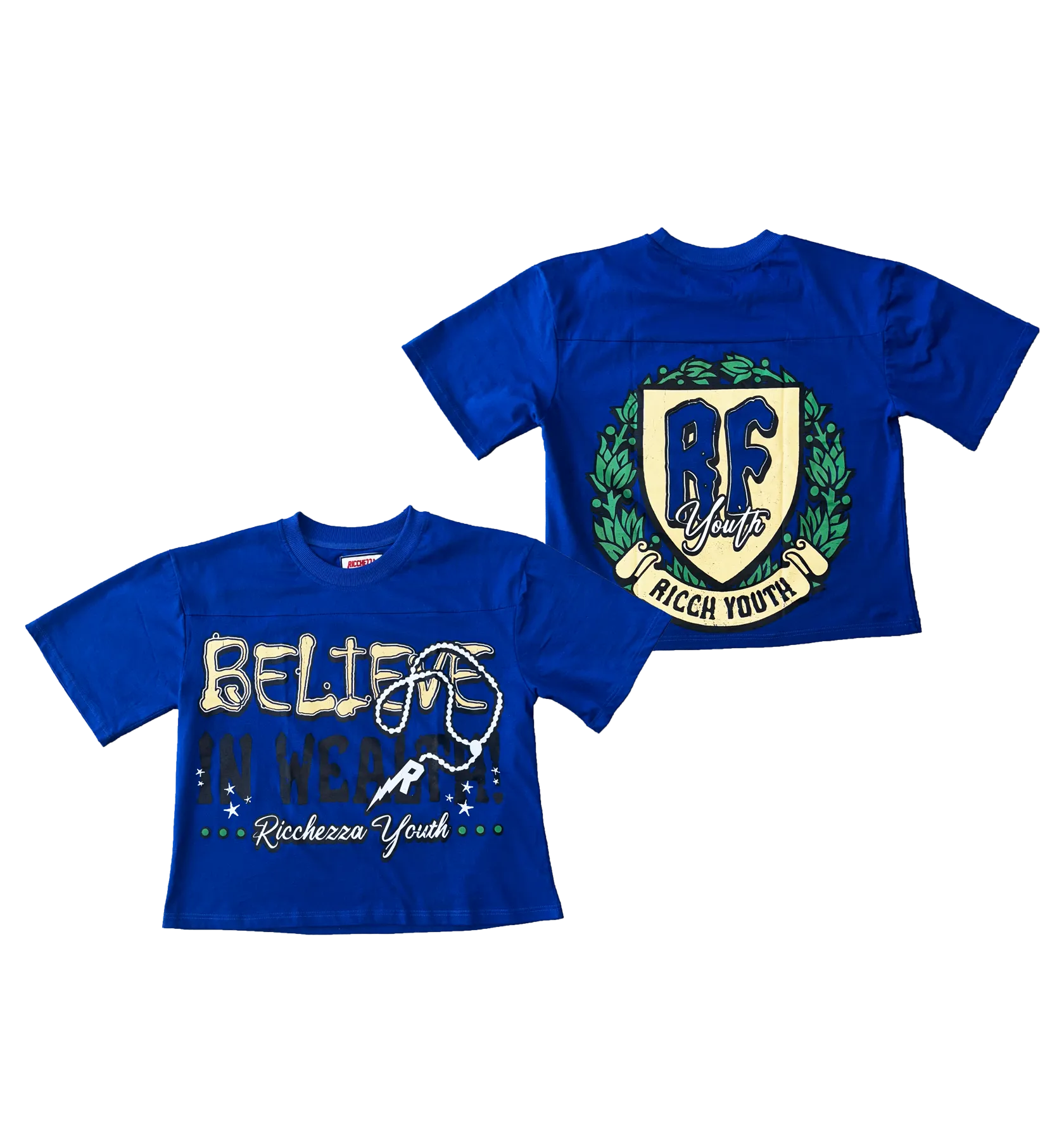 "Believe In Wealth" Vintage Short Sleeve Tee