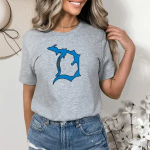 "Football In The D" Relaxed Fit Crew Unisex T-Shirt