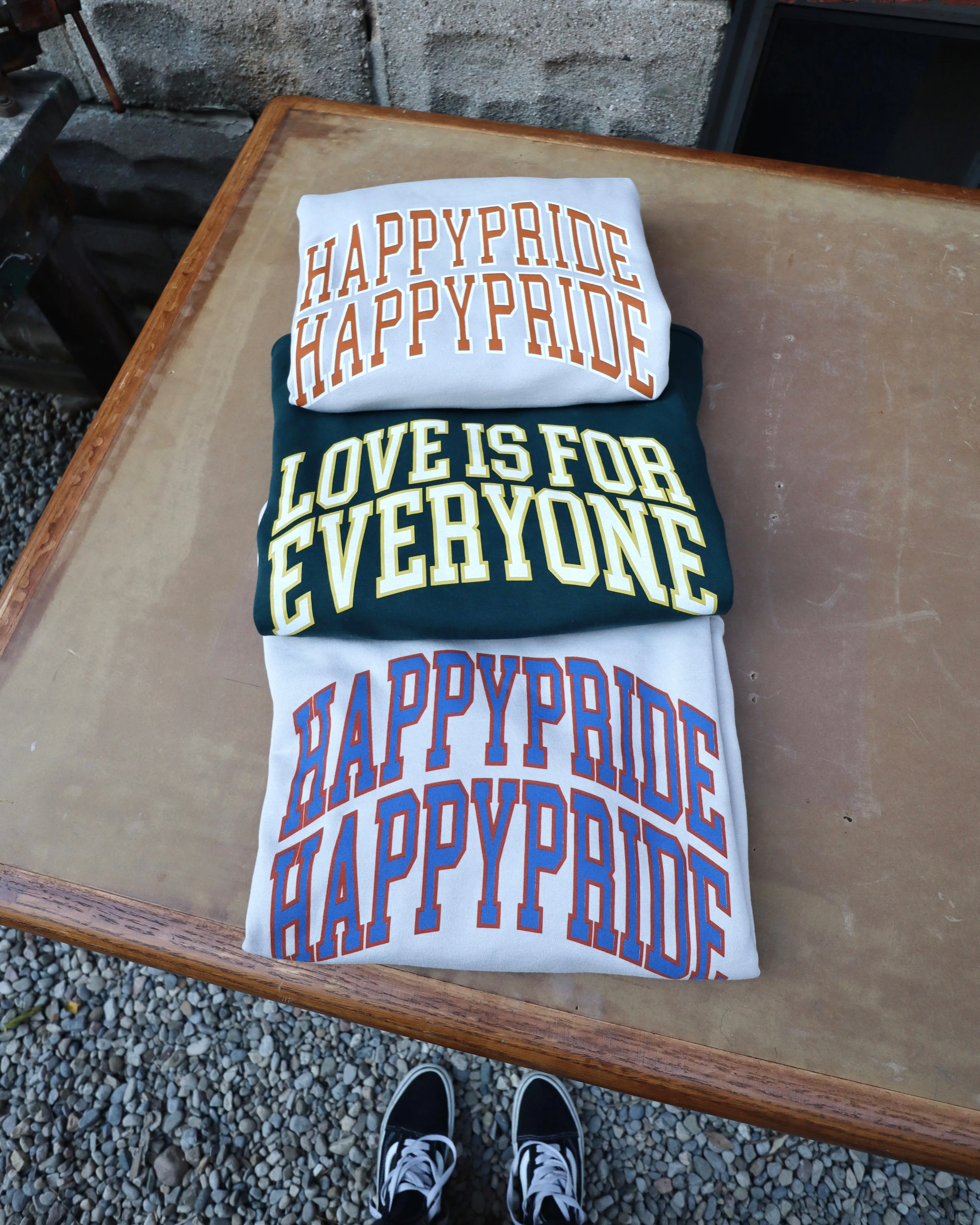 "LOVE IS" Relaxed Crewneck (Dark Green)