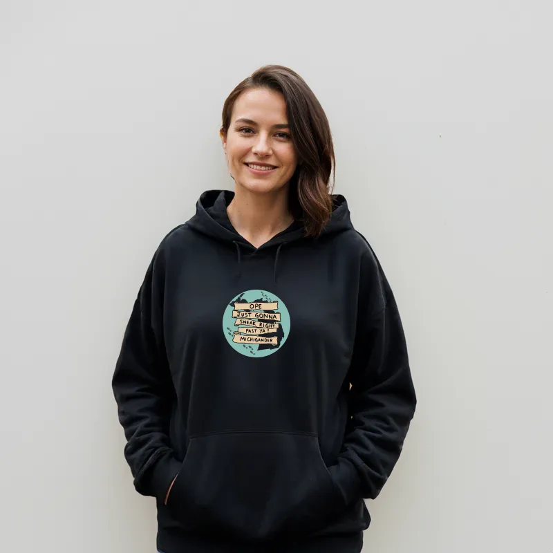 "Ope..." Relaxed Fit Classic Unisex Hoodie