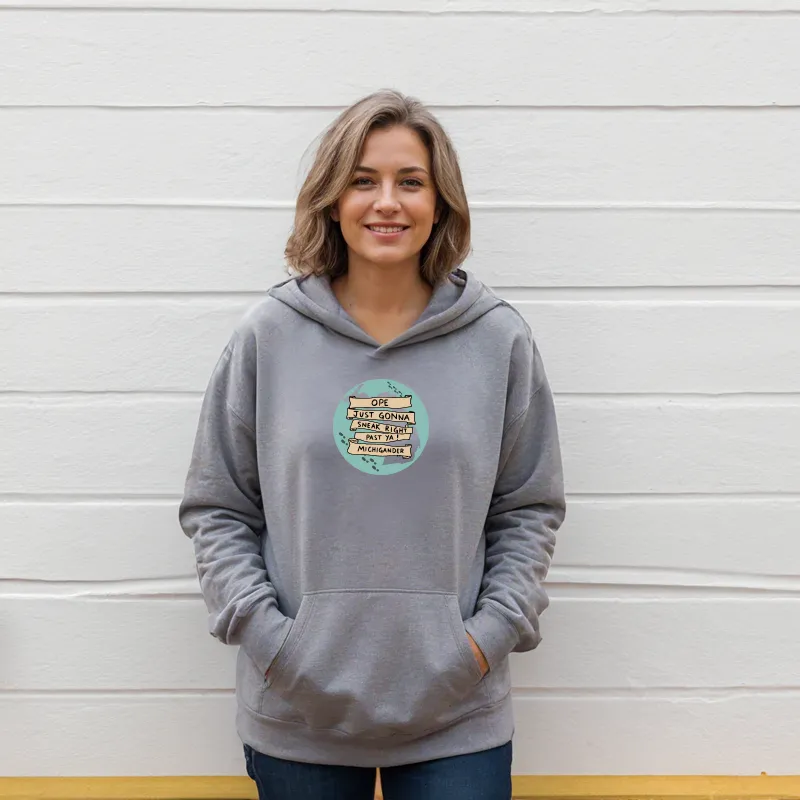"Ope..." Relaxed Fit Classic Unisex Hoodie
