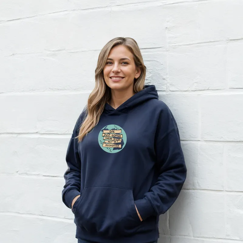 "Ope..." Relaxed Fit Classic Unisex Hoodie