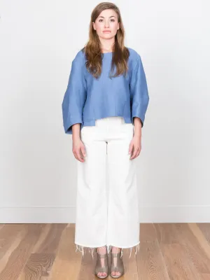 ramble top - azure